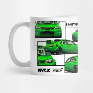 Impreza hawkeye WRX STI, JDM Mug